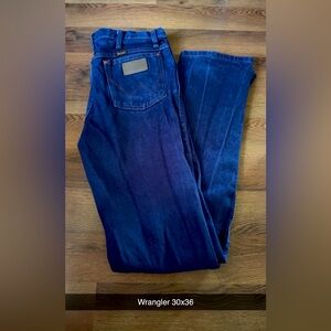 Wrangler jeans 30x36